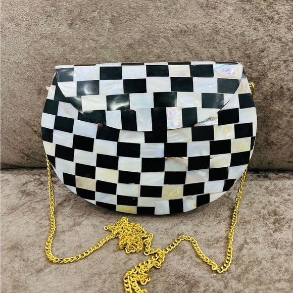 Handbags - Brand new mother of pearl clutch for sale